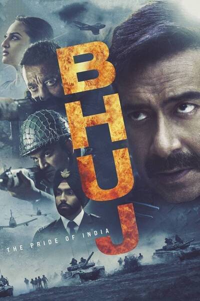 Bhuj: The Pride of India Hindi Dubbed Movie Poster (2021)