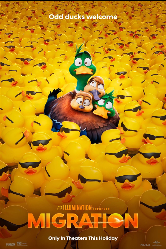 Migration Hindi Dubbed Movie Poster (2023)