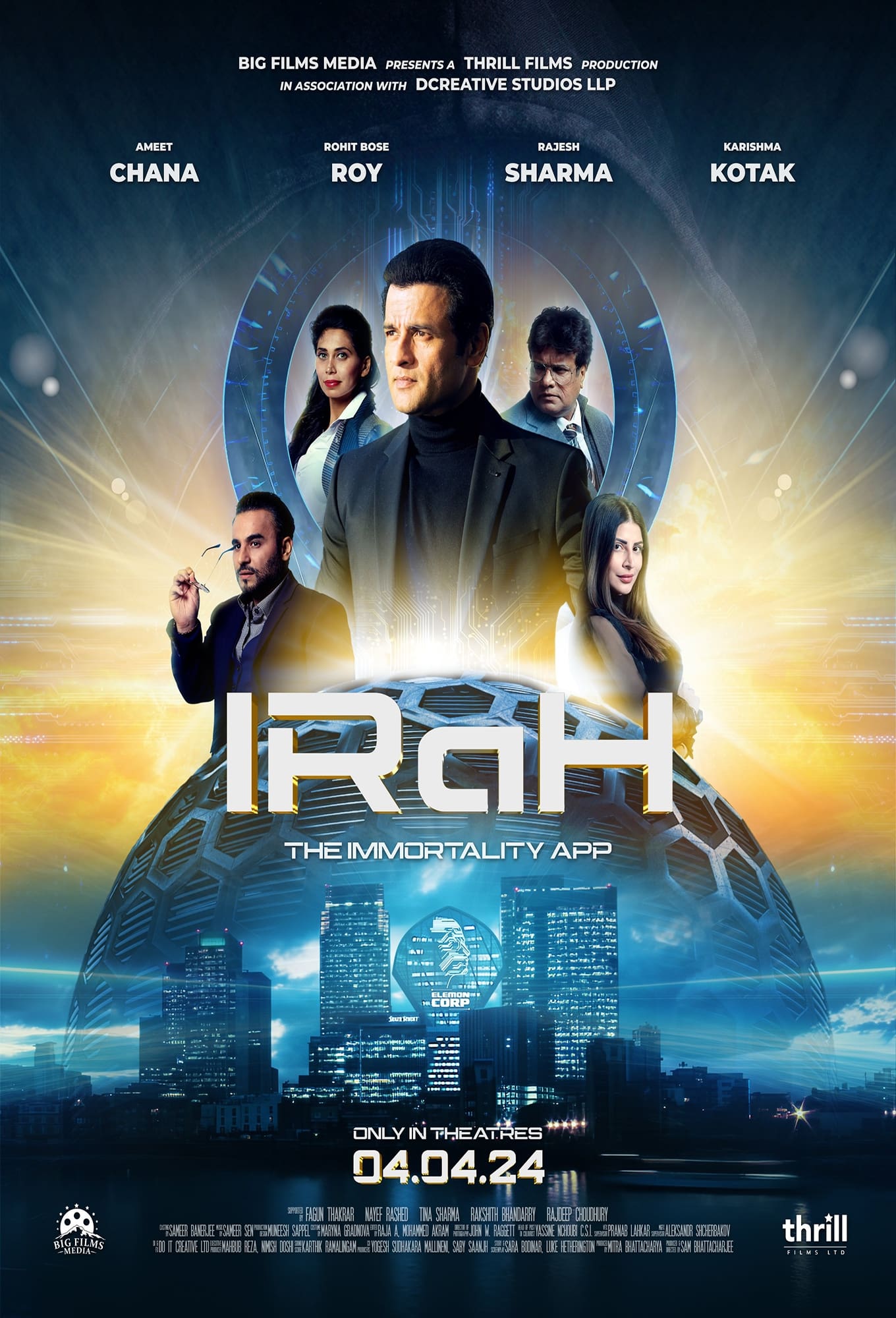 IRaH Hindi Dubbed Movie Poster (2024)