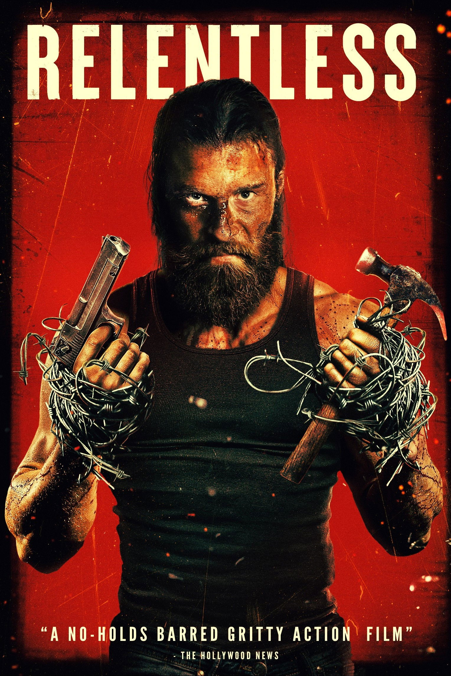 Relentless Hindi Dubbed Movie Poster (2026)